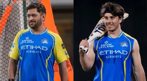 Dhoni, Brevis hit the nets ahead of PBKS clash